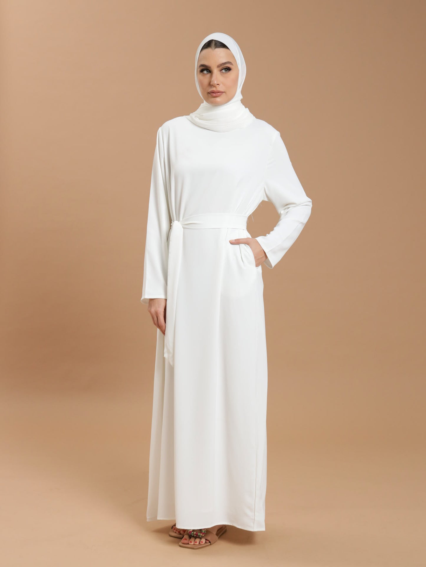White - Amani Abaya